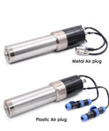 Heavy Duty 1.2KW Water Cooled ATC Spindle ISO10 Taper with Metal and Plastic Air plugs for CNC routing tasks.
