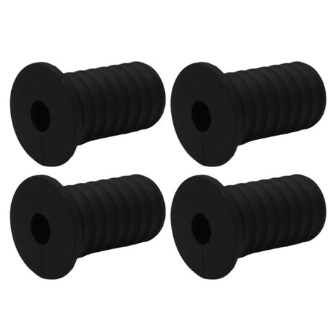 Get Your Cables Protected With These Super Durable 3/4 Inch Black Cable Grommets Made From Silica Gel For Outdoor Use And Extreme Pressure, 4 pack