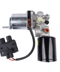Drop In Abs Pump Brake Booster Actuator Straight Swap Replacement For Lexus Rx 450hl And Rx 450h Hybrid Suv shown from the side, metallic and plastic components.