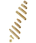 350 Piece M2 Screw Kit With Hex Bits And Brass Nuts All In One Fastener Set For PC Builds And Laptop SSD Install Durable Copper And Stainless Steel Hardware 10 Tools Included Versatile Heavy Duty, brass standoffs