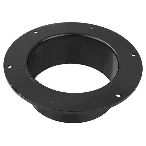 4 Inch Duct Connector 2 Pack Plastic Straight Pipe Flanges for Ventilation Ducting in Heating and Cooling Systems Durable ABS Construction for No Fuss Easy Install Leak Proof Seal Improves Airflow Compatible with 4 Inch Duct Tubes
