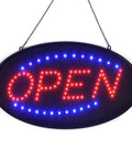 Bright LED Open Sign For Business 19 By 10 Inch Large Eye Catching Electric Display Board With Flashing Light For Bar