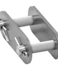 Close-up of CA620 Agricultural Roller Chain Connecting Master Link Kit, 1 21 32 Inch Pitch, Pre Lubed, Shot Peened, Steel, Easy Install.