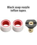 Chemical Injector Kit For Pressure Washer With 4000 PSI Adjustable Soap Dispenser And One Quarter Inch Black Nozzle Teflon Tape