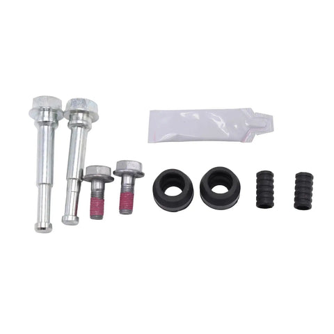 Premium High Durability Front Brake Caliper Guide Pin Bolts Set Ensures Safe Sliding And Optimal Brake Performance For Rock Solid Car Repair, metal pins with rubber boots