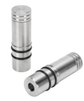 20mm Pro Grade Stainless Steel Bench Dog Clamp For MFT Tables shown in upright and horizontal positions
