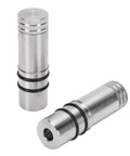 Stainless Steel Bench Dog Set 20mm for MFT Workbenches with T Track Connectors, non-slip hold downs for woodworking tables.