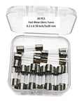 9A 250V Glass Fast Blow Fuse 5x20mm Pack Of 20 For Auto Electronics And Home Projects Quick Safe Circuit Protection Compact Glass Design For Car Audio Bikes And Gearheads in case