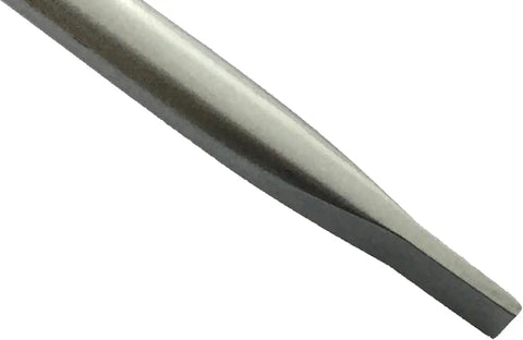 Close-up of groove cleaner tip from Chainsaw Maintenance Tool With Dual 13 Mm And 19 Mm T Bar Wrench Groove Cleaner Tip For Clearing Bar Grooves Universal Fit For Most Saws Cold Forged Chrome Vanadium Steel Construction