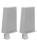 Heavy Duty Concealed Soft Close Cabinet Hinges For Kitchen Cabinets Inset Mounting Surface Mounted Gray Metal 2 Sets Easy Install
