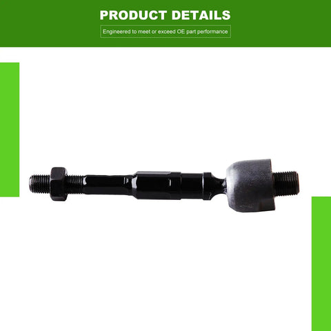 Four Piece Front Suspension Kit With Inner And Outer Tie Rod Ends For Honda Civic 2006 2007 2008 2009 2010 2011 1.8L Non Si black tie rod end