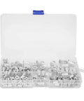 Heavy Duty Aluminum Rivet Nut Kit M3 Through M8 Threaded Inserts For Sheet Metal And Automotive Projects 150 Piece Fastener Set