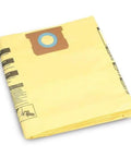 Disposable Vacuum Filter Bags For 10 To 14 Gallon Vacuums, Pro Grade Heavy Duty Paper Collection Bags For Dry Debris, folded view
