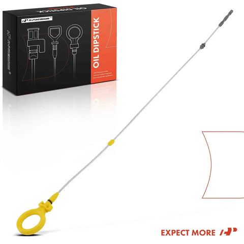 2.0L 4 Cylinder Engine Oil Dipstick For Audi A4 A4 Quattro 2005 2009 Cabriolet Model Replacement Direct Fit Easy Install