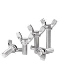 304 stainless steel wing bolts electronic equipment for quick access panels with butterfly style and durable machine fasteners.