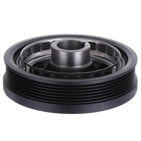 Beefed-Up Harmonic Balancer Pulley Replacement For Buick Century Regal Rendezvous Skylark And More, close-up side view