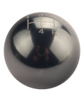 Jdm Round Ball Billet Weighted Five Speed Manual Gear Shift Knob Titanium Finish With M10x1.5 Threads Screw On For Honda Acura Cars