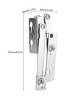 Two Pack 80 Degree Steel Spring Door Hinges Lift Hinges For Cabinets Closets Wardrobes And Sofas Durable Heavy Duty Easy Install