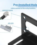 2 Pack 370 DC Motor Mounting Bracket With Worm Gear Fixed Holder And Screws For JGY370 And A58SW31ZY 5840 Series