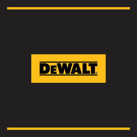 DeWalt logo on black background with yellow accents, unrelated to Cordless Wet Dry Vacuum Cleaner 2 Gallon Shop Vac With HEPA Filter Lightweight