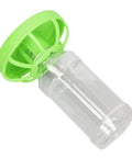 Slick Automatic Reptile Water Bowl And Tortoise Water Dish Featuring Rock Solid Plastic Build with green detachable refill bottle.