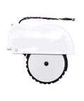Side view of Universal Wheel Kit For Xiaomi G1 Robot Vacuum with 5cm wheel diameter and wiring for dual wheel differential drive.