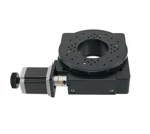 Motorized Rotary Positioning Stage PX110-200 for Precision Electric Rotary Table and Indexing Disc 200 with 45 to 1 Reduction