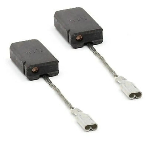 Two 5x10x17mm carbon brushes from Six Pack 51017mm Motor Carbon Brushes For Common Angle Grinders Replacement Repair Kit