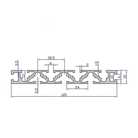 Tough As Nails 15 By 100 Millimeter Aluminum Profile Extrusion Featuring Premium Anodized Linear Rail Guide For Killer Cnc Builds And Hella Smooth 3D Printer Upgrades Spanning 950 Millimeters Overall