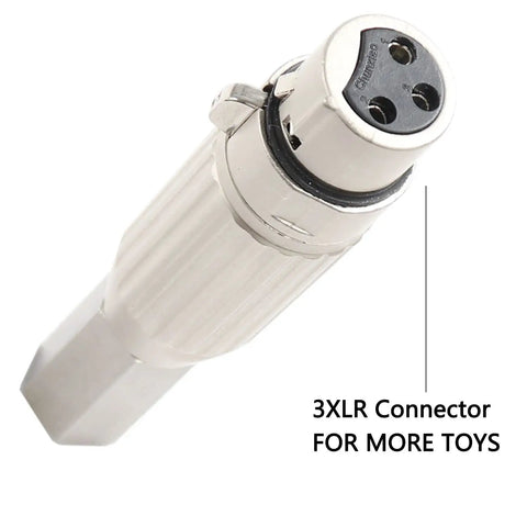 Stainless Steel M8 304 3 Pin XLR End Connector For Reciprocating Linear Actuator DIY Build And Industrial Cable Adapter Durable