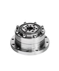 CS14 II Harmonic Drive Reducer CSF14 II Strain Wave Gear Reducer for Stepper Motor, shown in polished metal finish
