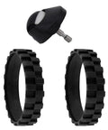 Replacement Front Caster Wheel And Tire Kit For Roomba 500 600 700 800 900 E And I Series Vacuum Robots; 1 wheel, 2 tires.