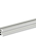 Aluminum T Slot Profile for CNC 3D Printer Frame European Standard Anodized Finish 2020 2040 2060 2080 Series, 250mm Length, Beefy Built To Last Durable Builder Rail for Custom Projects. silver aluminum T-slot profile rail, 250mm