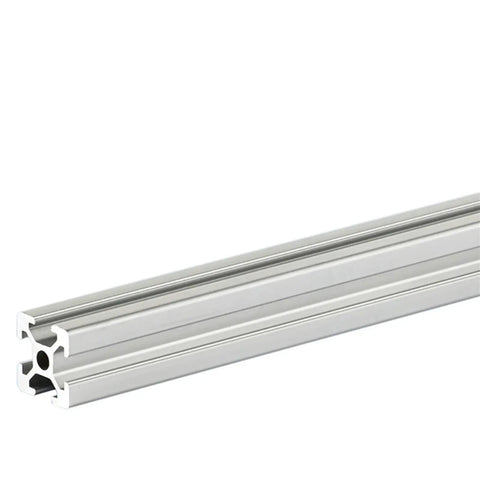 Aluminum T Slot Profile for CNC 3D Printer Frame European Standard Anodized Finish 2020 2040 2060 2080 Series, 250mm Length, Beefy Built To Last Durable Builder Rail for Custom Projects. silver aluminum T-slot profile rail, 250mm