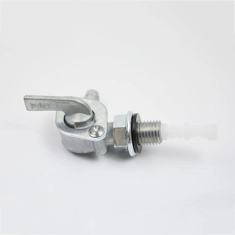 Generator Fuel Tank Shut Off Valve 90 Degree On Off M10X1.25 Tank Port Threads One Quarter Inch Fuel Line Hose Barb