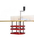 Universal Router Table Lift Kit With 51Mm Stroke And 240X200Mm Plate built like a workhorse with manual crank view from side