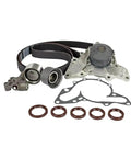 Timing Belt Kit With Water Pump Fits 3.5L V6 Gas Kia Xg350 Sedona Amanti Hyundai Santa Fe 2002 To 2006 Tbk139wp with belt, pump, pulleys, gaskets and seals