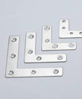 Stainless Steel L Type And T Type Angle Brackets 90 Degree Heavy Duty Corner And Flat Connecting Plates Built Tough For Strong Joints