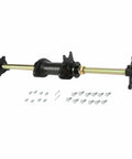 Rear Axle Kit 810mm 32 Inch With 4 Stud Wheel Hubs For Go Kart ATV Quad Buggy Gy6 125cc 150cc, iron construction.