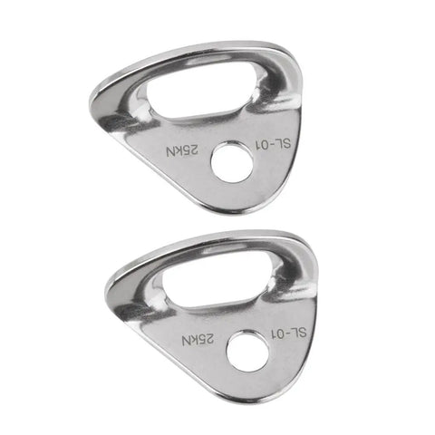 Bolt Hanger Plate Anchor System With 10 Mm Attachment Eye For Two Carabiners Rock Solid Stainless Steel Permanent Anchor Point 25KN
