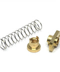 365mm T8 TR8x8 Z Axis Lead Screw With Anti Backlash Spring Loaded Brass Nut Upgrade Kit components