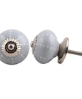Grab These Super Smooth Grey Ceramic Drawer Knobs For Kitchen Cabinets And Bedroom Dressers Featuring Zero Hassle Installation That Makes Your Space Look Seriously Awesome. Grey ceramic knobs with metal backing, 1.5 inch round.