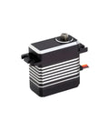 High Voltage Micro Servo Delivering Savage Sixty Kilogram Centimeter Torque With Durable Steel Gears And Weatherproof Build side view on white background.