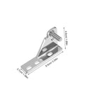 Beefy Heavy Duty Zinc Alloy Refrigerator Door Hinges, 4 Pack Universal Replacement For Commercial Freezers, Swivel Style, Corrosion Resistant, Easy Maintenance, Keeps Doors Aligned, Sealed, And Ready For Service. silver zinc alloy refrigerator door hinge with 8.5cm base