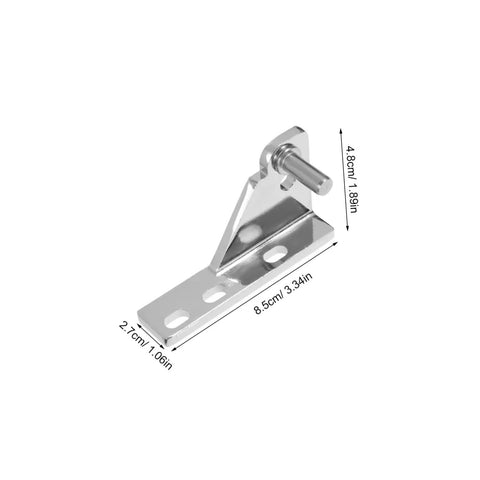Beefy Heavy Duty Zinc Alloy Refrigerator Door Hinges, 4 Pack Universal Replacement For Commercial Freezers, Swivel Style, Corrosion Resistant, Easy Maintenance, Keeps Doors Aligned, Sealed, And Ready For Service. silver zinc alloy refrigerator door hinge with 8.5cm base