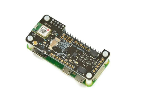 GPS And 10DOF IMU Sensor For Raspberry Pi With Internal Antenna 6666 Hz Readout Includes Accelerometer Gyroscope Magnetometer And Barometric Altitude For All Raspberry Pi Models Including Pico. Black PCB module