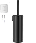 Premium 304 Stainless Steel Toilet Brush And Wall Mount Holder Set For Modern Bathrooms With A Rust Resistant Finish And Smooth Everyday Cleaning