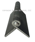 Close-up view of Two Pack 3 Inch By 3 Inch Weld On Steel Butt Hinges 3x3 For Jeep Tailgate Fence Smoker Trailer BBQ Replacement Hinge
