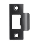 Stainless Steel T Strike Door Strike Plate 2-3/4 Inch Backplate For Interior And Exterior Doors Black Rust Resistant Durable Reinforcement For Deadbolt Lock 70x40mm Large Hole