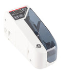Portable Handheld Mini Cash Counting Machine for Bills and Currency On the Go Lightweight Money Counter angled view